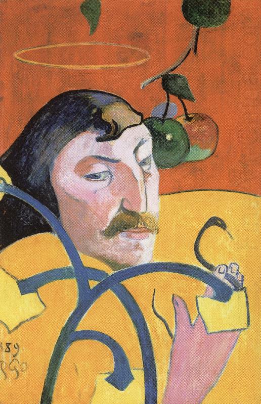 Self-Portrait with Halo, Paul Gauguin